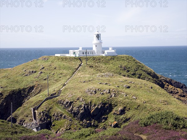 Strumble Head lighthouse Pembrokeshire Wales, United Kingdom, Europe