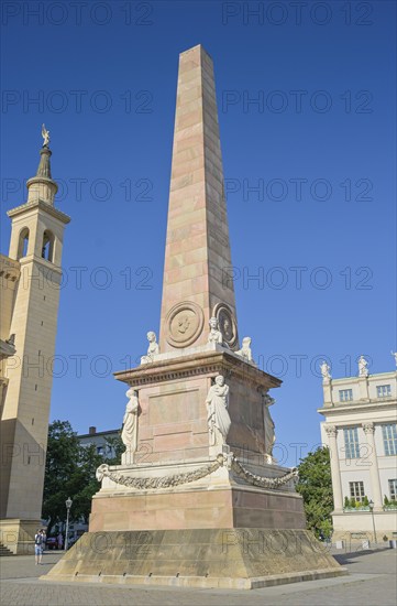 Obelisk, Am Alten Markt, Potsdam, Brandenburg, Germany, Europe
