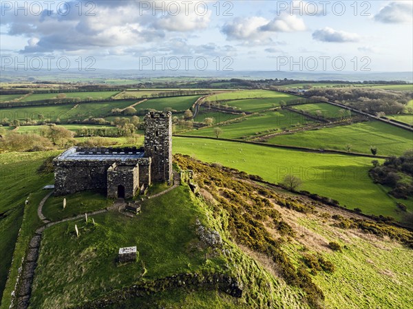 Brentor Church, St Michael's Church, Brentor, Dartmoor, Tavistock, England, United Kingdom, Europe
