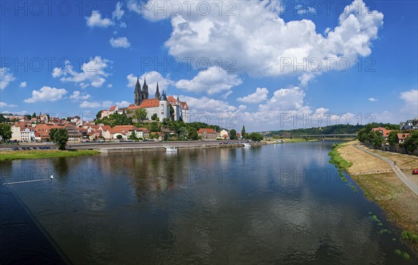 Meissen castle hill with cathedral
