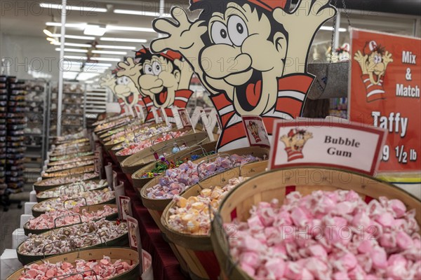 Phillipsburg, Missouri, Redmon's Candy Factory, a large candy retail store that is heavily advertised to travelers in southwest Missouri