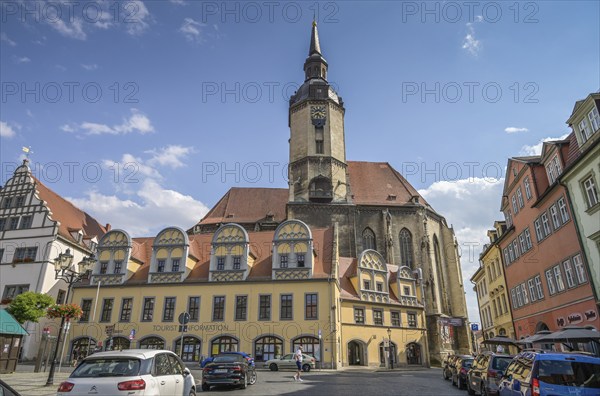 Protestant Church of St Wenceslas, Market Square, Naumburg, Saxony-Anhalt, Germany, Europe