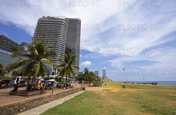 Galle Face Green in Colombo, Western Province, Sri Lanka, Asia