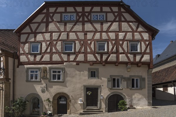 Historic residential house 16th century Zeil am Main, Lower Franconia, Bavaria, Germany, Europe