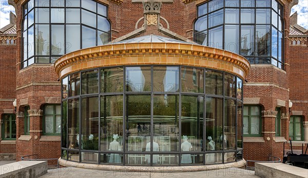 Historic hospital complex of the Hospital de la Santa Creu i Sant Pau, Barcelona, Catalonia, Spain, Europe
