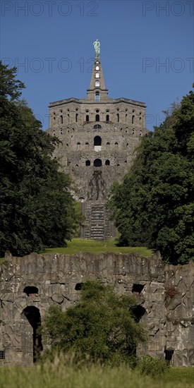 Bergpark Wilhelmshöhe with the Hercules Building, UNESCO World Heritage Site, Kassel, Hesse, Germany, Europe