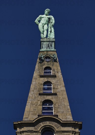 Bergpark Wilhelmshöhe with the Hercules Statue, UNESCO World Heritage Site, Kassel, Hesse, Germany, Europe