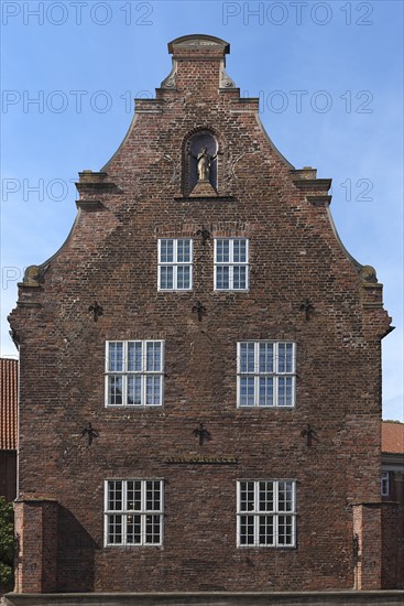 Historical Council Library, built in 1555, Lüneburg, Lower Saxony, Germany, Europe
