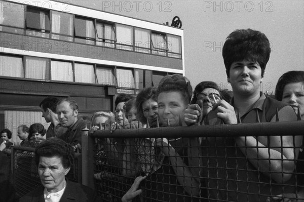 The spontaneous strikes, here at the Bochumer Verein (Krupp) l in Bochum on 15.9.1969, went down in history as the September strikes, Germany, Europe