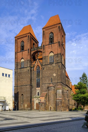 The Church of St Nicholas, a 14th-century basilica in the Upper Silesian town of Brzeg, Brzeski Province, Opole Voivodeship, Poland, is considered one of the largest Gothic buildings in Silesia, Europe