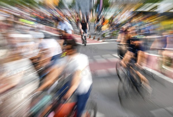 Cycling and environmental organisations demonstrate against transport policy. The bicycle demonstration demands the expansion of more cycle paths in Berlin, 02.07.2023