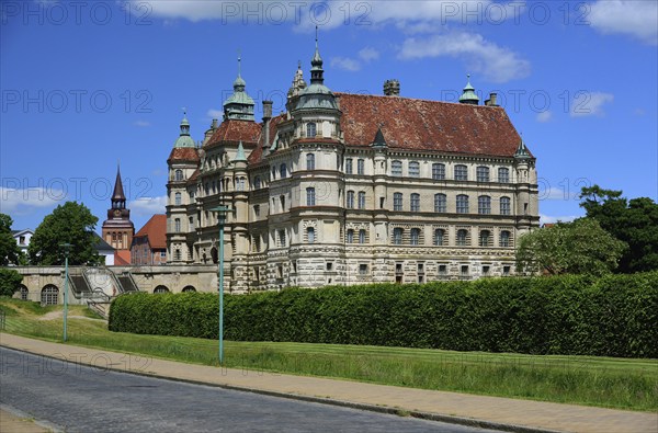 Europe, Germany, Mecklenburg-Western Pomerania, Güstrow, Güstrow Castle, built in the 16th century, Renaissance building, Güstrow, Mecklenburg-Western Pomerania, Germany, Europe