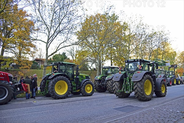 Europe, Germany, Hamburg, city centre, demonstration, farmers, tractors, Europe