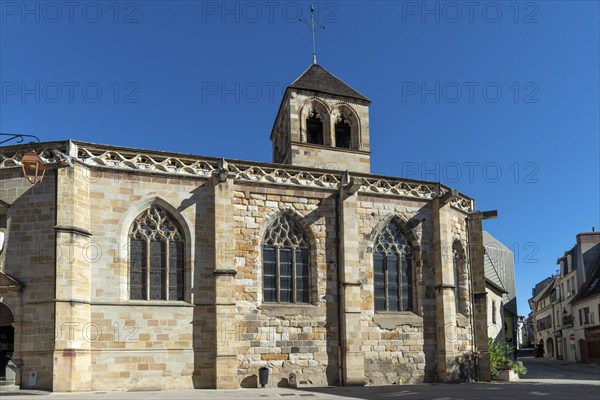 Montlucon. Church Notre Dame of the 15th century. Allier department. Auvergne Rhone Alpes. France