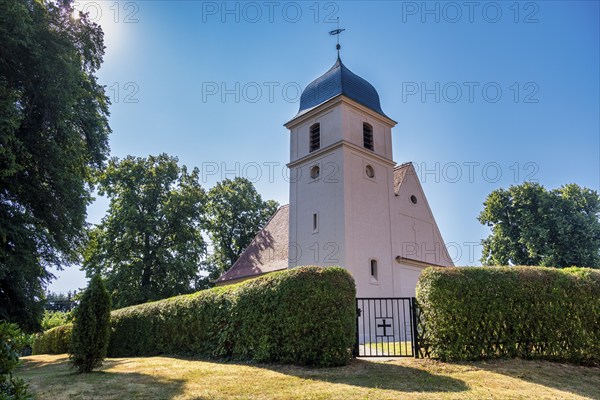 Niendorf village church, Ihlow, Brandenburg, Germany, Europe