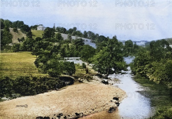 Avondale, County Wicklow, Ireland. Residence of Charles Stewart Parnell, 1846-1891, Irish patriot and politician, Historic, digitally restored reproduction from a 19th century original, Record date not stated