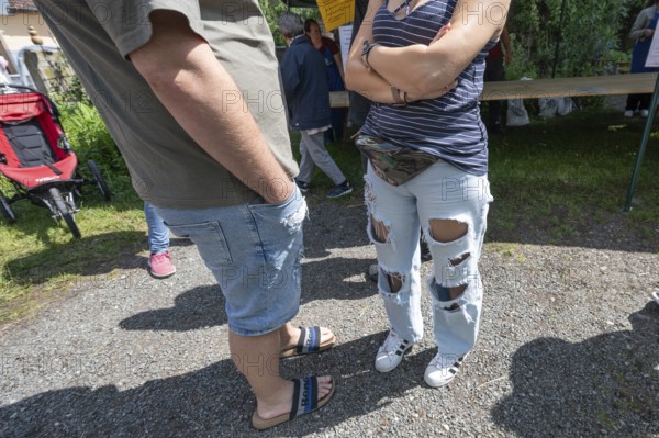 Jeans fashion, Bavaria, Germany, Europe