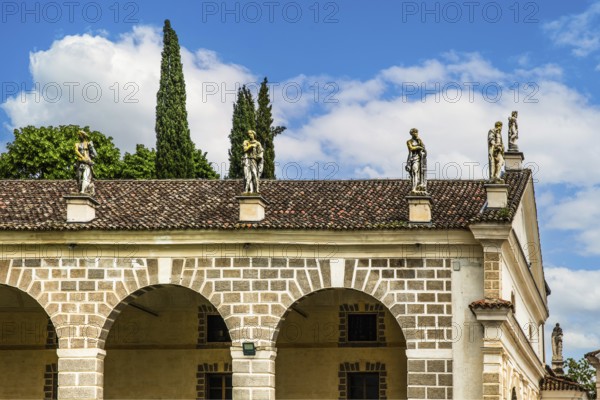 Villa Manin from the 17th century, residence of Ludovico Manin, the last Doge of Venice, Codroipo, Friuli, Italy, Codroipo, Friuli, Italy, Europe