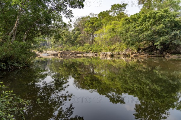 By the river Tad Lo, Bolaven Plateau, Laos, Asia