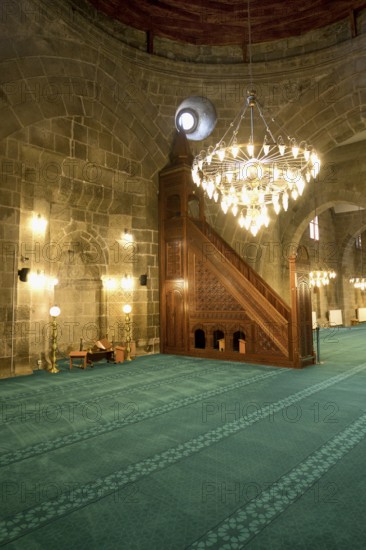 Grand mosque of Erzurum or Atabey Mosque, Minbar, Erzurum, Turkey, Asia