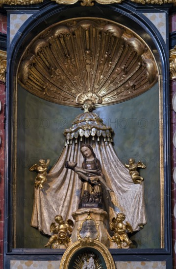 Interior, Pietà, Vesper picture, Lamentation of the Virgin Mary, Church of St Martin, St Martin's Church, Bamberg, Upper Franconia, Bavaria, Germany, Europe