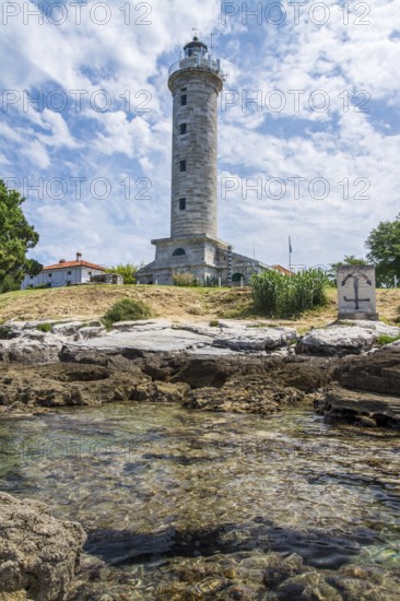 Lighthouse in Savudrija, Istiren, Croatia, Croatia, Europe