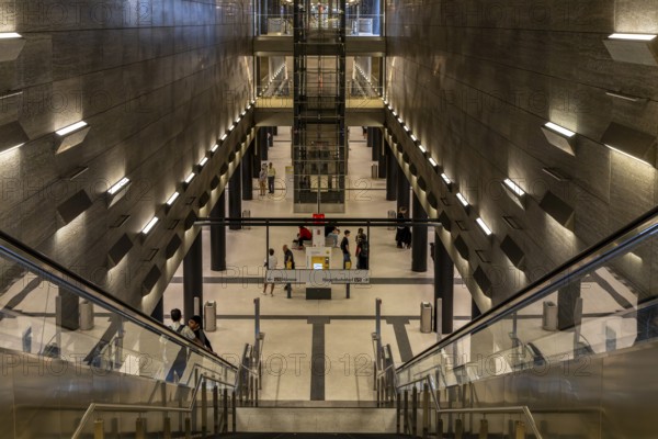 Underground, Unter den Linden station, Berlin, Germany, Europe