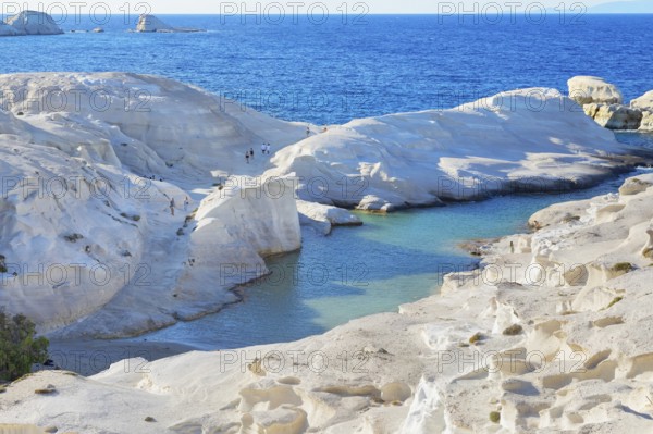 Sarakiniko beach, Sarakiniko, Milos Island, Greece, Europe