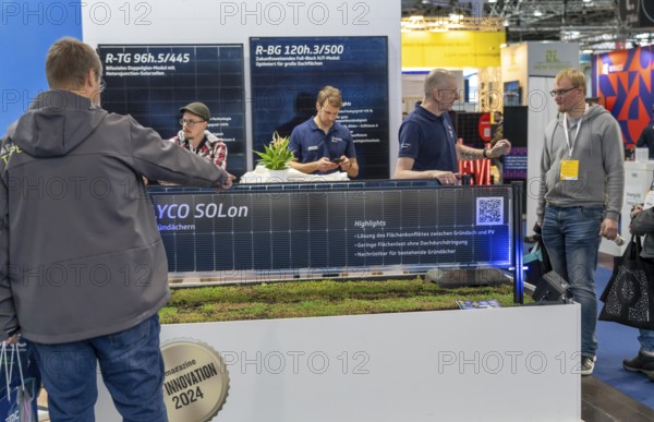 Solar Solutions Düsseldorf trade fair, over 250 international exhibitors present products and services from the solar industry, smart storage, EV charging and green HVAC to a trade audience of users and dealers, Düsseldorf, North Rhine-Westphalia, Germany, Europe