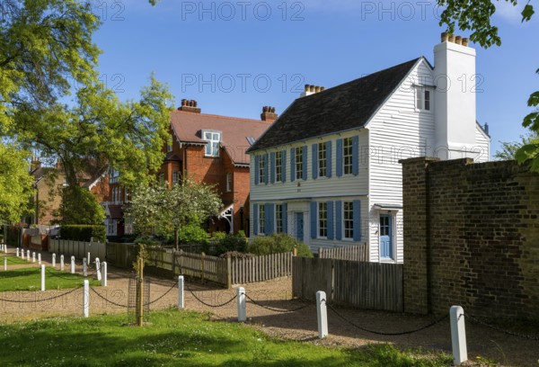 Large detached residential houses on College Road, Dulwich, London, England, UK