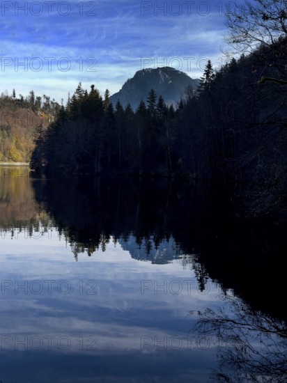 Autumn atmosphere at Hechtsee lake near Kufstein, Tyrol, Austria, Europe