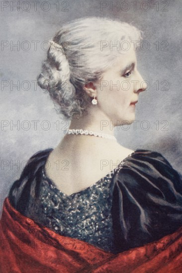 Archduchess Marie Henriette Anne of Austria, 1836 to 1902, Queen of King Leopold II of Belgium, digitally restored reproduction from a 19th century original, Record date not stated