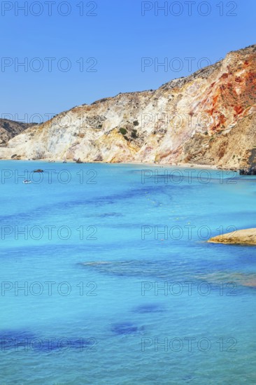 Fyriplaka beach, Milos Island, Cyclades Islands, Greece, Europe