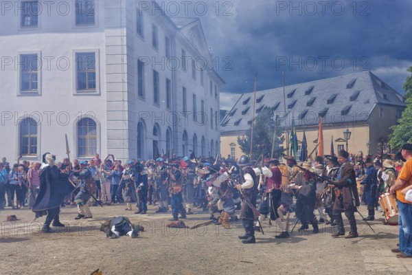 Königstein Fortress battle re-enactment