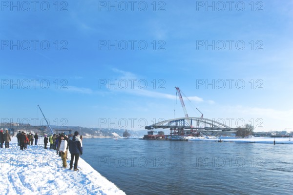 Waldschlößchen bridge final assembly