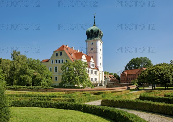 Delitzscher Barockgarten and Baroque Palace, Delitzsch, Saxony, Germany, Europe
