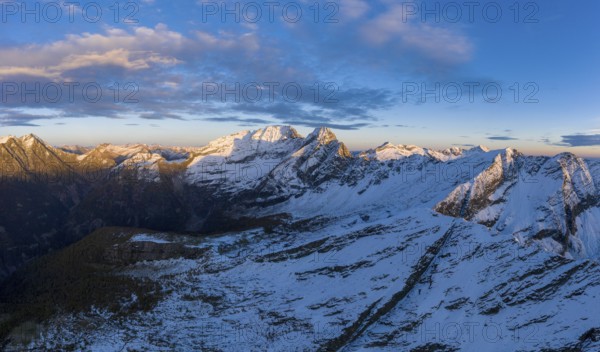Aerial view over the mountains of Val Pontirone in the canton of Ticino, Switzerland, Europe