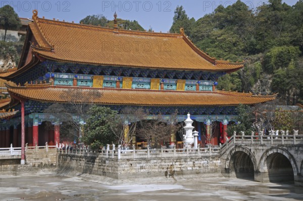 Yuantong Temple, Buddhist temple in Kunming, Yunnan province, China, Asia