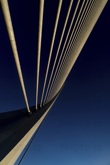 Cuitat de les Arts i les Ciences, modern architecture, cable-stayed bridge, Valencia, Spain, Europe