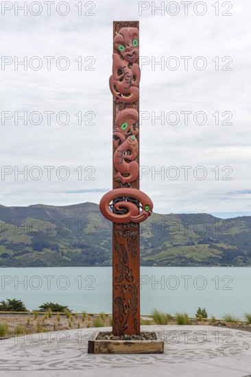 Maori Takapuneke, Akaroa, Canterbury, Neuseeland