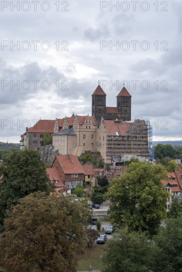 Collegiate Church of St. Servatius, Unesco World Heritage Site, Quedlinburg, Harz Mountains, Saxony-Anhalt, Germany, Europe