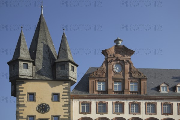 Historical Museum, Rententurm, Bernusbau, Saalhof in the Old Town, Main, Frankfurt, Hesse, Germany, Europe