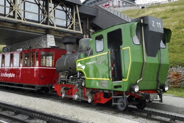 Schafbergbahn, rack railway, to the Schafberg, Sankt Wolfgang, Salzburg, Austria, Europe