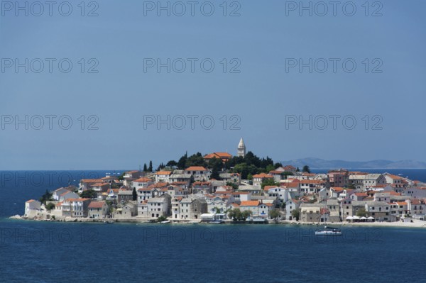 Primosten is a town in Croatia and is located in central Dalmatia between Split and Sibenik on the Adriatic coast, Croatia, Europe
