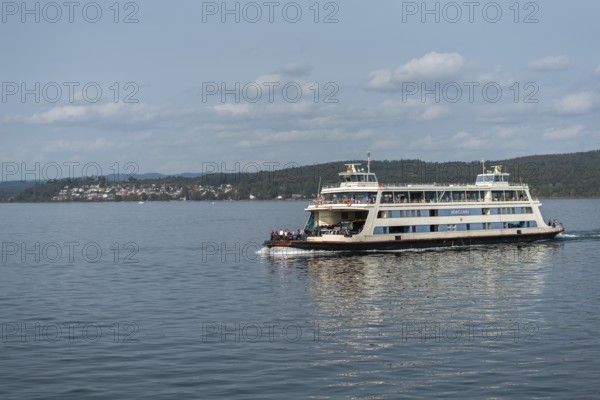 Ferry Meersburg to Constance, Lake Constance, passengers, cars, transport, Baden-Württemberg, Germany, Europe