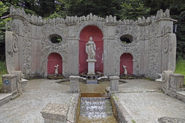 Hellbrunn Palace, pleasure palace, trick fountains, Salzburg, Austria, Europe