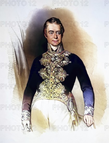 Gabriel Choiseuil d'Aillecourt, Historical, digitally restored reproduction from a 19th century original, Record date not stated
