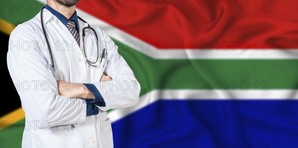 National Health System of South Africa. South Africa health and medical insurance concept