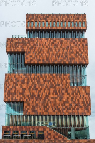 MAS Museum, harbour, architecture, design, city trip, tourism, modern, building, Antwerp, Belgium, Europe
