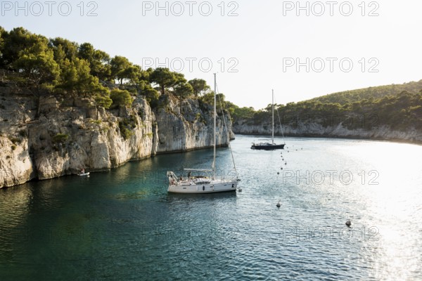 Calanque de Port Miou, Parc National des Calanques, Cassis, Bouches-du-Rhone, Provence-Alpes-Côte d'Azur, South of France, France, Europe